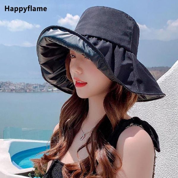 wide brim hats vinyl lining fisherman hat double-sided wear anti-uv big sun fashion bucket women's panama for women, Blue;gray
wide brim hats vinyl lining fisherman hat double-sided wear anti-uv big sun fashion bucket women's panama for women, Blue;gray