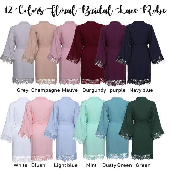 women's sleepwear yuxinbridal wedding solid bride rayon cotton kimono robes with lace trim women bridal robe short belt bathrobe, Black;red
women's sleepwear yuxinbridal wedding solid bride rayon cotton kimono robes with lace trim women bridal robe short belt bathrobe, Black;red