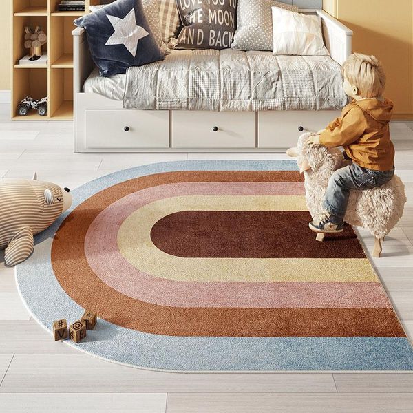 nordic rainbow carpets kids room rugs non-slip plush soft floor mats for bedroom rugs computer chair floor mat cloakroom carpet
nordic rainbow carpets kids room rugs non-slip plush soft floor mats for bedroom rugs computer chair floor mat cloakroom carpet