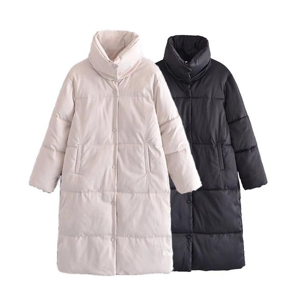 women's jackets woman elegant loose long down jacket 2021 autumn fashion female warm button ladies casual oversized solid basic outwear, Black;brown
women's jackets woman elegant loose long down jacket 2021 autumn fashion female warm button ladies casual oversized solid basic outwear, Black;brown