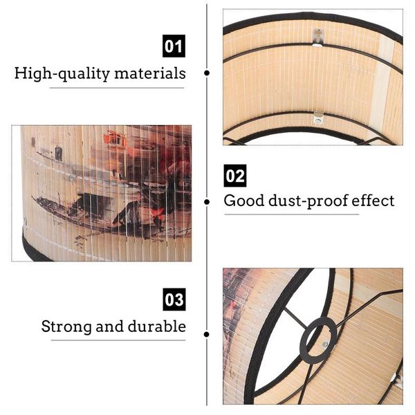lamp covers & shades 1 pc bamboo cover chandelier decor printing lampshade
lamp covers & shades 1 pc bamboo cover chandelier decor printing lampshade