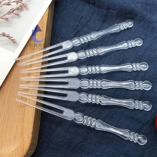 forks 200pcs disposable mini fruit simple 2 pong cake picks for salad bar party
forks 200pcs disposable mini fruit simple 2 pong cake picks for salad bar party