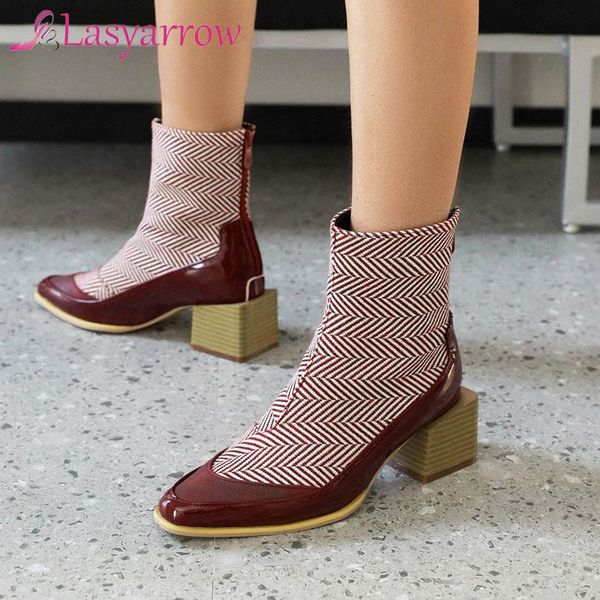 boots lasyarrow fashion mixed colors women chunky low heel ankle square toe spring autumn woman shoes black blue
boots lasyarrow fashion mixed colors women chunky low heel ankle square toe spring autumn woman shoes black blue