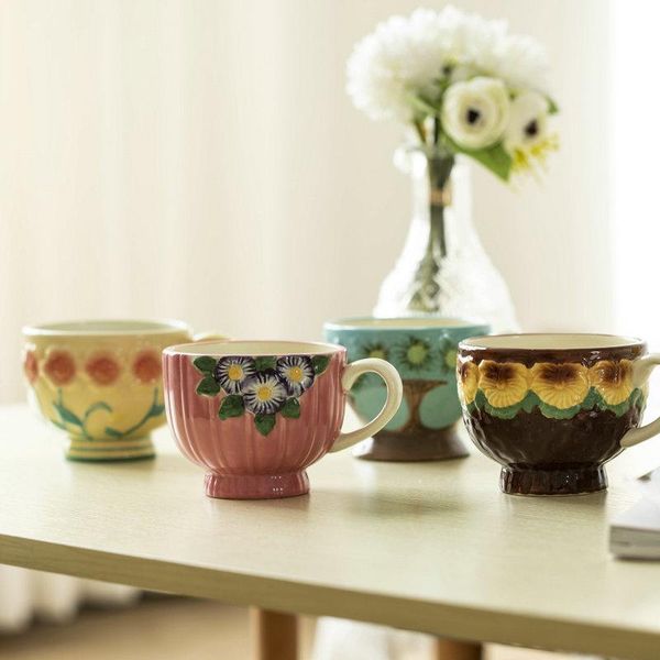 mugs american pastoral creativity flower mug milk coffee hand painted ceramics cup personality home decoration exquisite gift friend
mugs american pastoral creativity flower mug milk coffee hand painted ceramics cup personality home decoration exquisite gift friend