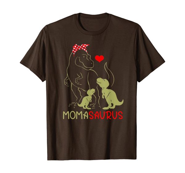Momasaurus T Shirt T Rex Moma Saurus Dinosaur Women Mom Gift, Mainly pictures
