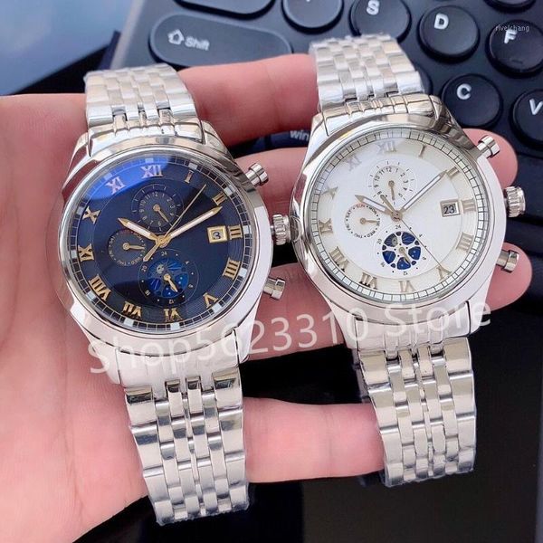luxury men multi-function calendar watches automatic mechanical moon phase watch real leather clock male sport day week wristwatches, Slivery;brown
luxury men multi-function calendar watches automatic mechanical moon phase watch real leather clock male sport day week wristwatches, Slivery;brown