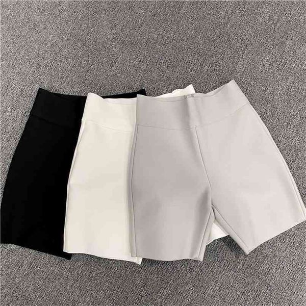 10 colors bandage shorts white black grey short pants high waist rayon vintage vestios 210623
10 colors bandage shorts white black grey short pants high waist rayon vintage vestios 210623