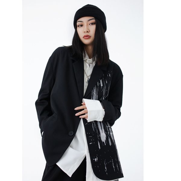 2021 spring vintage tie dye notched collar long-sleeved single breasted plus size print blazer coat office black suit 8y63, Black;brown
2021 spring vintage tie dye notched collar long-sleeved single breasted plus size print blazer coat office black suit 8y63, Black;brown