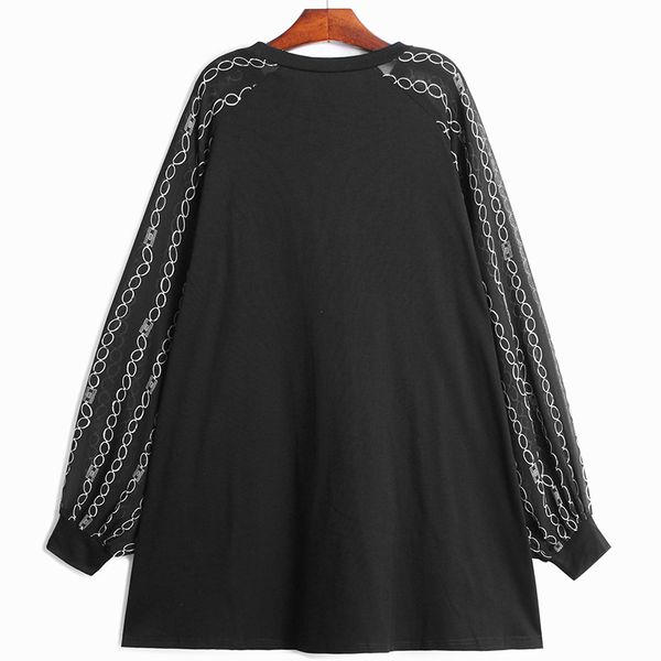 2021 new printed chiffon o neck full loose all match plus size woman tshirts w997, White
2021 new printed chiffon o neck full loose all match plus size woman tshirts w997, White