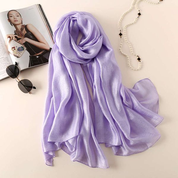 spring and summer pure color glossy linen simple fashion versatile sun beach extended scarf, Blue;gray
spring and summer pure color glossy linen simple fashion versatile sun beach extended scarf, Blue;gray