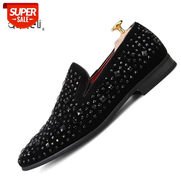 black spikes party flats new brand mens loafers luxury shoes denim and metal sequins casual shoes men oxfords #2t5i
black spikes party flats new brand mens loafers luxury shoes denim and metal sequins casual shoes men oxfords #2t5i