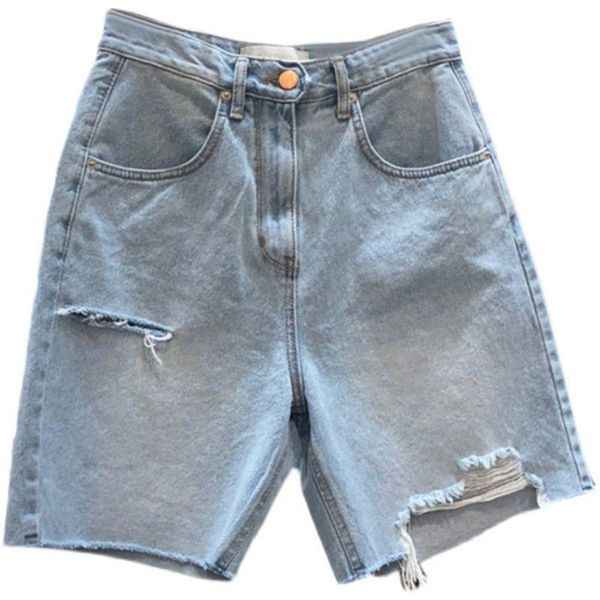 women's jeans fat mm size loose denim shorts 2021 summer slim retro old hole pants, Blue
women's jeans fat mm size loose denim shorts 2021 summer slim retro old hole pants, Blue