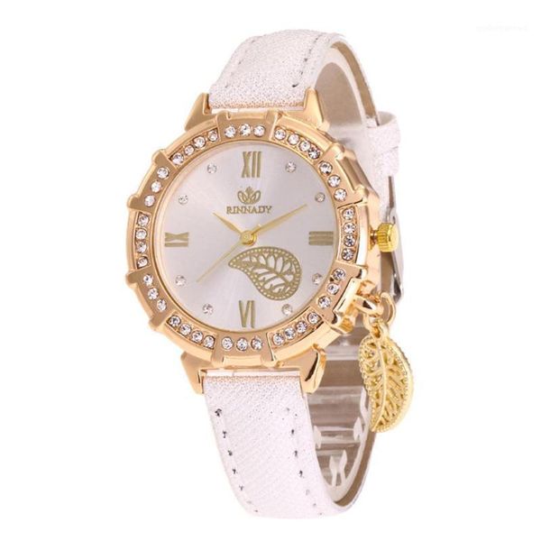 fashion vintage style women watch roman numbers rhinestone leaf charm faux leather band ladiesquartz wrist watches wristwatches, Slivery;brown
fashion vintage style women watch roman numbers rhinestone leaf charm faux leather band ladiesquartz wrist watches wristwatches, Slivery;brown