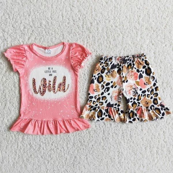 clothing sets wholesale boutique baby girl summer set pink tie dye wild shirt leopard flower ruffle shorts children clothes kid outfit, White
clothing sets wholesale boutique baby girl summer set pink tie dye wild shirt leopard flower ruffle shorts children clothes kid outfit, White