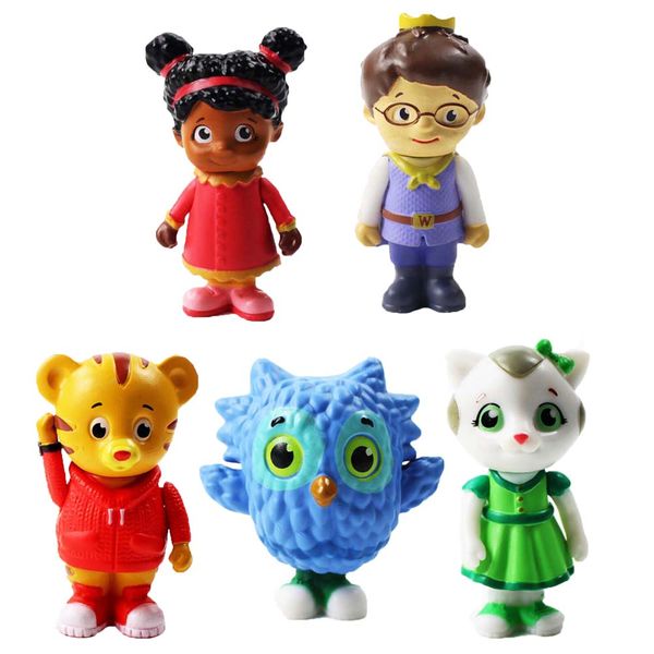 5pcs/set daniel tigers neighborhood figure toy daniel tiger katerina kittycat o the owl miss elaina prince wednesday model doll
5pcs/set daniel tigers neighborhood figure toy daniel tiger katerina kittycat o the owl miss elaina prince wednesday model doll