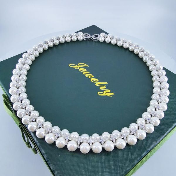 chokers 2021 fashion elegant shell pearl crystal zircon doblue row necklace wedding bride banquet dressing dinner party jewelry, Golden;silver
chokers 2021 fashion elegant shell pearl crystal zircon doblue row necklace wedding bride banquet dressing dinner party jewelry, Golden;silver