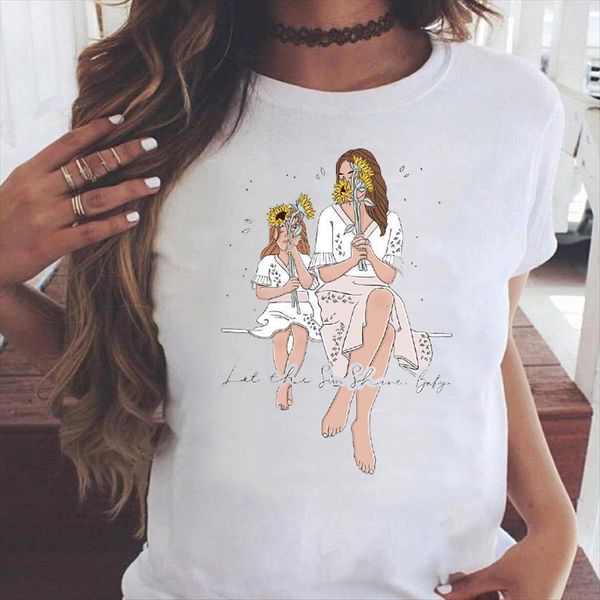 graphic flower floral girl happy women sweet cute mama mom mother summer cartoon print female clothes tees t shirt, White
graphic flower floral girl happy women sweet cute mama mom mother summer cartoon print female clothes tees t shirt, White