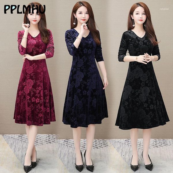 casual plus size 5xl 4xl print flower velvet dress spring women v-neck a-line long sleeve dresses club party vestidos black red1, Black;gray
casual plus size 5xl 4xl print flower velvet dress spring women v-neck a-line long sleeve dresses club party vestidos black red1, Black;gray