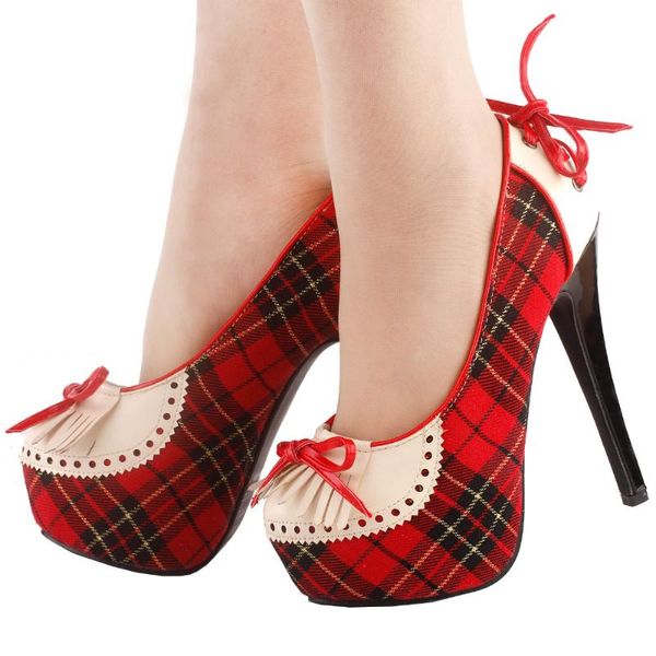 dress shoes lf80868 show story women checkered tassel bow hidden platform stiletto heel pumps, Black
dress shoes lf80868 show story women checkered tassel bow hidden platform stiletto heel pumps, Black