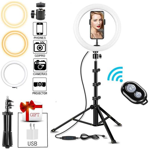 flash heads 26cm ring light 10in po ringlight dimmable pography led rim of lamp with stand tripod for makeup video live studio 
flash heads 26cm ring light 10in po ringlight dimmable pography led rim of lamp with stand tripod for makeup video live studio