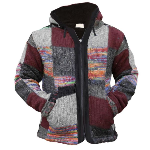 men's jackets men clothing stiching sweater fleece zipper hooded jacket cardigan bohemian festival hippy winter hoodie#1, Black;brown
men's jackets men clothing stiching sweater fleece zipper hooded jacket cardigan bohemian festival hippy winter hoodie#1, Black;brown