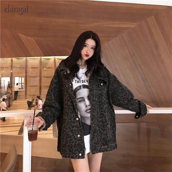 women's jackets dangal 2021 1153 women retro style frock denim jacket harajuku steet leopard loose camouflage, Black;brown
women's jackets dangal 2021 1153 women retro style frock denim jacket harajuku steet leopard loose camouflage, Black;brown