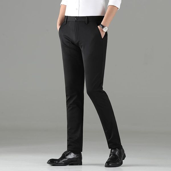 men's suits & blazers high stretch casual suit trousers for men fleece slim fit pants dress warm comfortable mens 29-40, White;black
men's suits & blazers high stretch casual suit trousers for men fleece slim fit pants dress warm comfortable mens 29-40, White;black