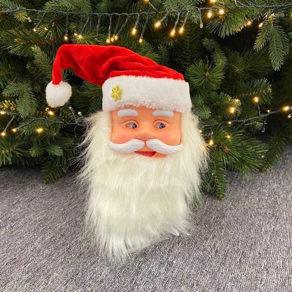 christmas decorations creative electric santa claus head can sing and shake his wink eyes home decoration ornaments
christmas decorations creative electric santa claus head can sing and shake his wink eyes home decoration ornaments