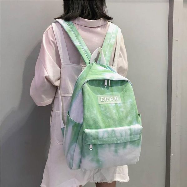 outdoor bags 2021 tie-dyed canvas women backpack schoolbags for teenage girls travel college student book bag mochila
outdoor bags 2021 tie-dyed canvas women backpack schoolbags for teenage girls travel college student book bag mochila