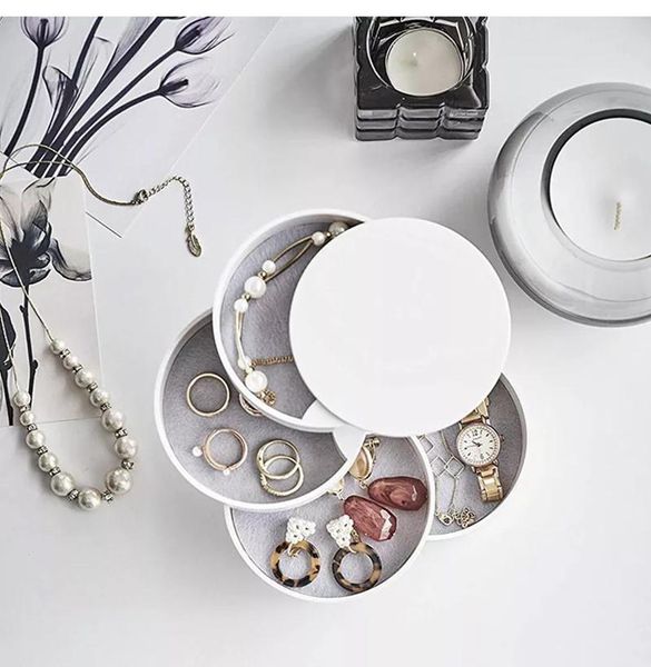 cosmetic bags & cases 360 degree rotating jewelry storage box 4 layers holder for necklace bracelet ring earring small items
cosmetic bags & cases 360 degree rotating jewelry storage box 4 layers holder for necklace bracelet ring earring small items