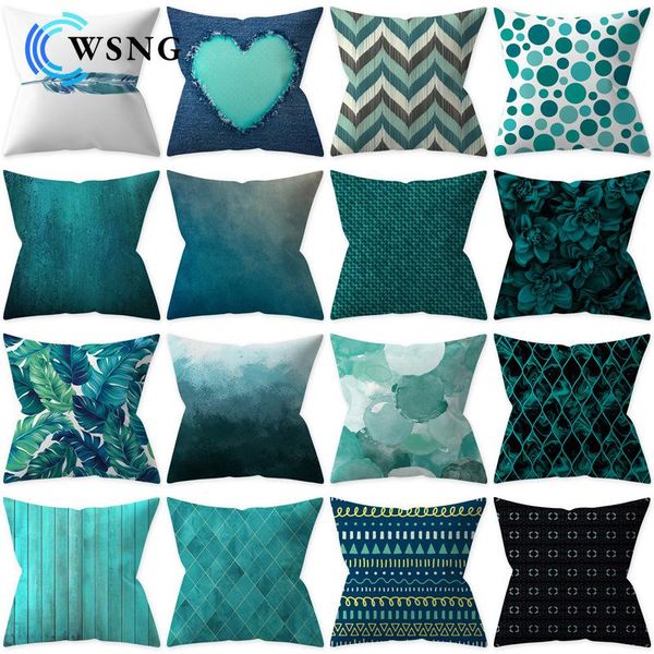 cushion/decorative pillow 2021 color teal blue cushion covered polyester nordic geometry creative plaid sofa home throw pillowcase
cushion/decorative pillow 2021 color teal blue cushion covered polyester nordic geometry creative plaid sofa home throw pillowcase