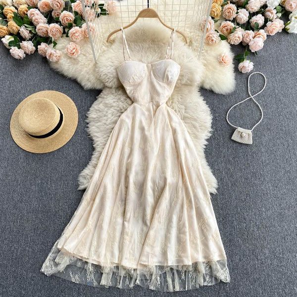 casual dresses singreiny women french mesh strap dress elegant sleeveless a-line party summer off shoulder vacation beach sundress, Black;gray
casual dresses singreiny women french mesh strap dress elegant sleeveless a-line party summer off shoulder vacation beach sundress, Black;gray