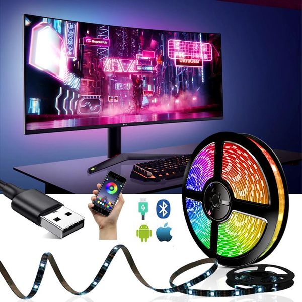 strips 5v usb led strip rgb bluetooth control light ip65 waterproof 1m/2m/3m/4m/5m flexible tv backlight lighting
strips 5v usb led strip rgb bluetooth control light ip65 waterproof 1m/2m/3m/4m/5m flexible tv backlight lighting