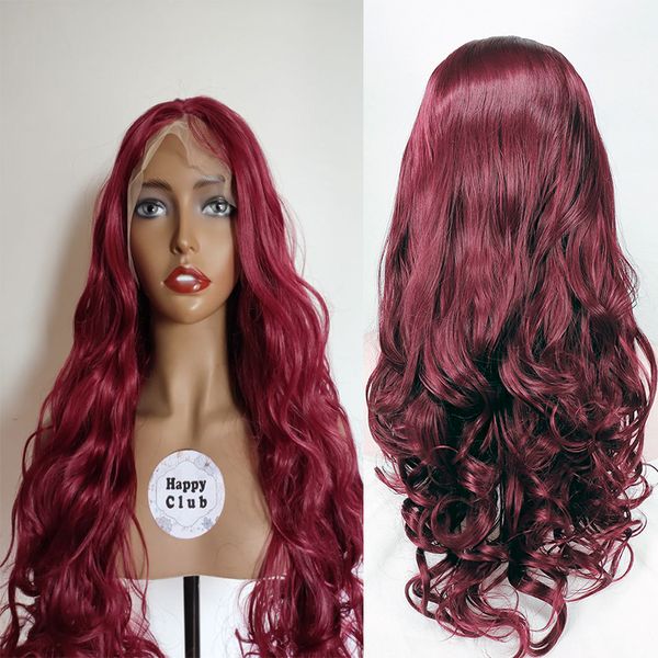 preplucked 180% density burgundy synthetic lace front wig for women 26 inch part body wave heat resistant daily/cosplay wigfactory dire, Black
preplucked 180% density burgundy synthetic lace front wig for women 26 inch part body wave heat resistant daily/cosplay wigfactory dire, Black