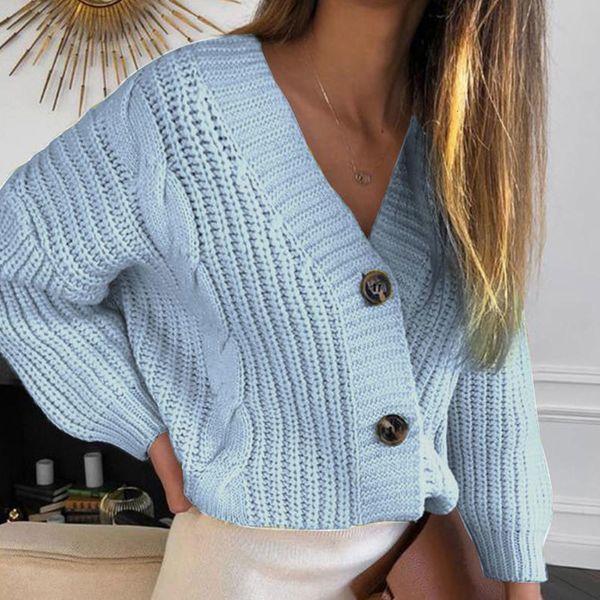2021 new elegant solid v neck knitted sweater korean harajuku cardigan for women twist vintage loose knit jackets winter warm coat q8g4, White;black
2021 new elegant solid v neck knitted sweater korean harajuku cardigan for women twist vintage loose knit jackets winter warm coat q8g4, White;black