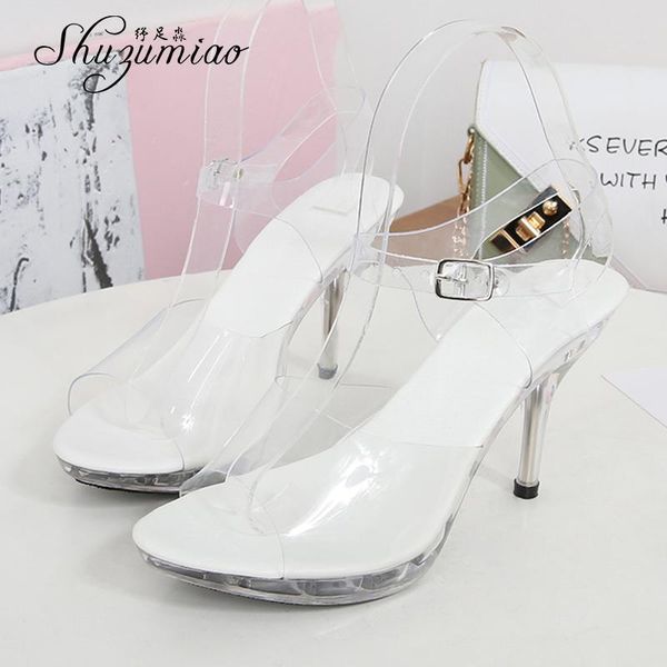 sandals clear heels for women shoes platform high dress wedding transparent 9cm fish mouth slippers pvc party, Black
sandals clear heels for women shoes platform high dress wedding transparent 9cm fish mouth slippers pvc party, Black
