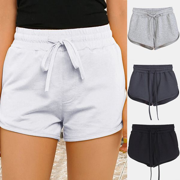 sports shorts women summer 2021 new solid color anti emptied skinny shorts casual lady elastic waist beach correndo short pants, Black;white
sports shorts women summer 2021 new solid color anti emptied skinny shorts casual lady elastic waist beach correndo short pants, Black;white