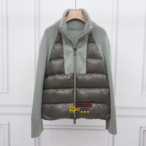 women's jackets fashion knitted stitched bread suit solid color zipper pocket stand collar women wear coats, Black;brown
women's jackets fashion knitted stitched bread suit solid color zipper pocket stand collar women wear coats, Black;brown