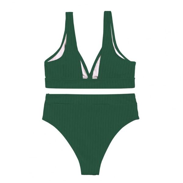 women's swimwear 2021 summer comfortable convenient to wear fine workmanship polyester bikini ribbed bathing suit for travel sport, White;black
women's swimwear 2021 summer comfortable convenient to wear fine workmanship polyester bikini ribbed bathing suit for travel sport, White;black