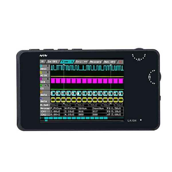 la104 4 channels black professional electric aluminum sampling rate large screen portable logic analyzer digital display usb
la104 4 channels black professional electric aluminum sampling rate large screen portable logic analyzer digital display usb