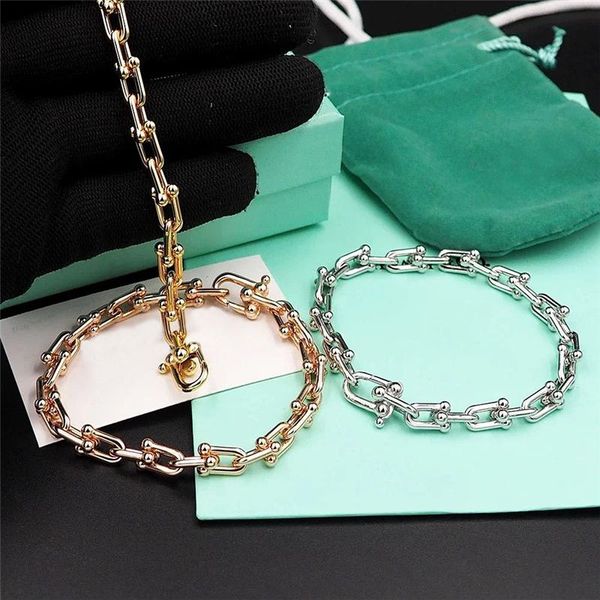 beaded, strands hardwear bracelets tff925 sterling silver u-shaped lock trendy bracelet women logo fine european&american style original jew, Black
beaded, strands hardwear bracelets tff925 sterling silver u-shaped lock trendy bracelet women logo fine european&american style original jew, Black