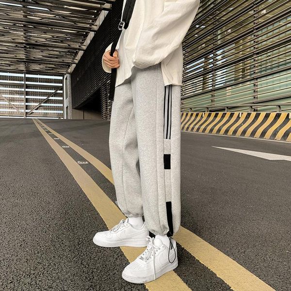 2021 new trendy brand simple men's casual sports trousers trend loose foot guard pants men's pants xxl, Black
2021 new trendy brand simple men's casual sports trousers trend loose foot guard pants men's pants xxl, Black