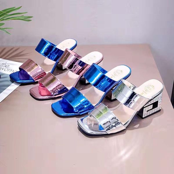 slippers women summer fashion sandals high heel square head open toe outdoor casual comfort beach, Black
slippers women summer fashion sandals high heel square head open toe outdoor casual comfort beach, Black