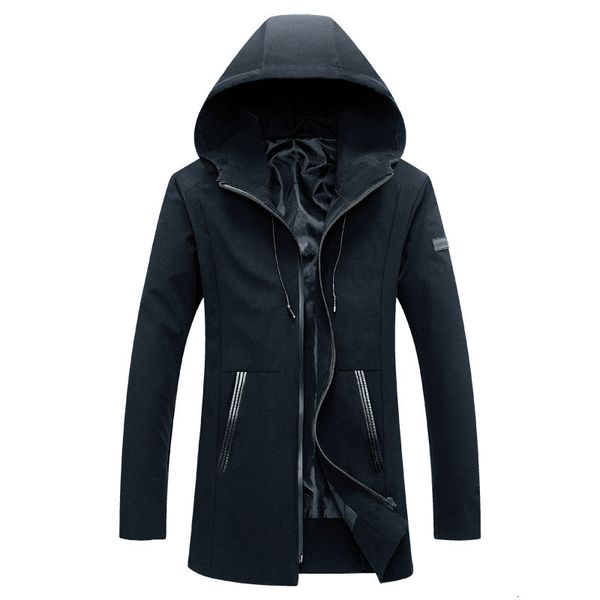 spring style new korean thin long casual fashion with hood men's clothes outerwear jacket orhw, Black;brown 
spring style new korean thin long casual fashion with hood men's clothes outerwear jacket orhw, Black;brown