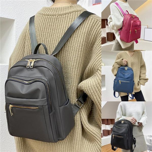 backpack casual women travel bag 2021 fashion high capacity solid color women's student zipper school
backpack casual women travel bag 2021 fashion high capacity solid color women's student zipper school