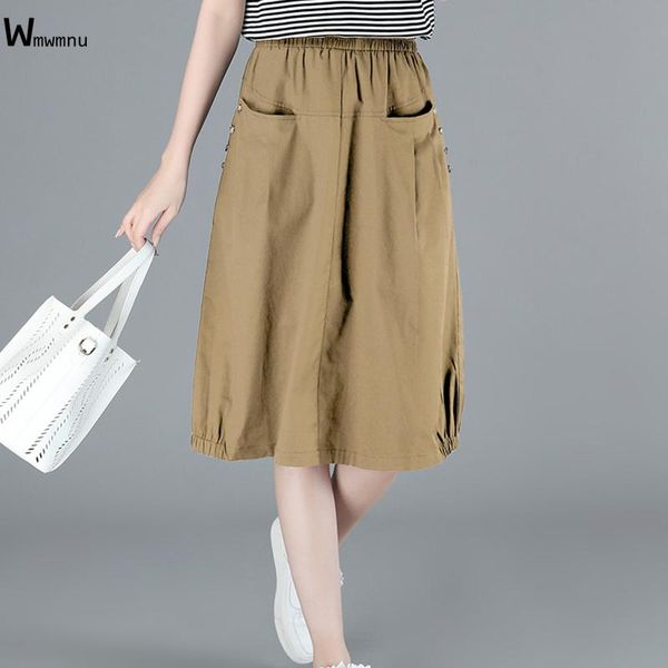 skirts spring loose basic solid a-line skirt with pocket fashion large size women's clothing casual elastic high waist female, Black
skirts spring loose basic solid a-line skirt with pocket fashion large size women's clothing casual elastic high waist female, Black