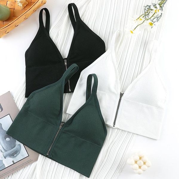bras zipper female v-neck wireless bra seamless soft crop beautiful back outside wear bralette lingerie, Red;black
bras zipper female v-neck wireless bra seamless soft crop beautiful back outside wear bralette lingerie, Red;black