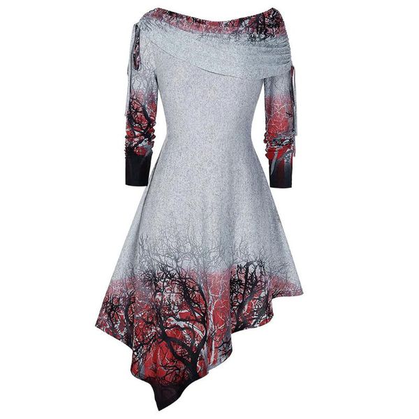 women's blouses & shirts 2021 fashion gothic print tunic blouse casual winter ladies irregular bottom female women long sleeve shirt b, White
women's blouses & shirts 2021 fashion gothic print tunic blouse casual winter ladies irregular bottom female women long sleeve shirt b, White
