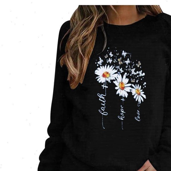 women sweatshirt harajuku daisy feather printed o neck hoodies casual autumn long sleeve blouse shirt teen student pullover top, Black
women sweatshirt harajuku daisy feather printed o neck hoodies casual autumn long sleeve blouse shirt teen student pullover top, Black