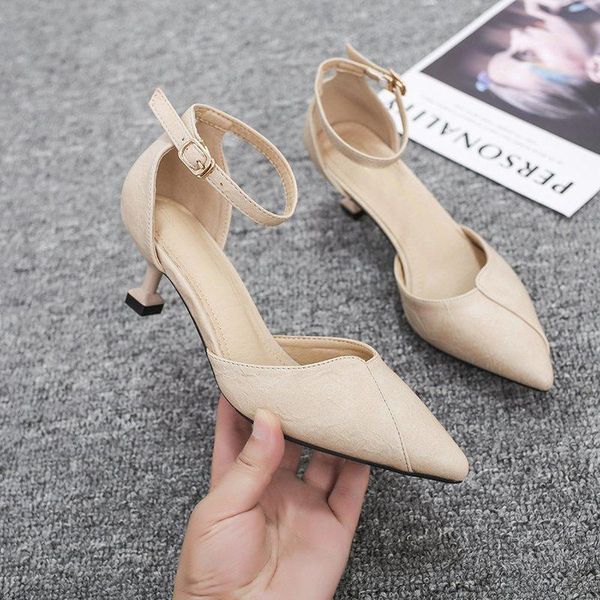 dress shoes summer casual breathable women's high-heeled pointed boots non-slip sandals, Black
dress shoes summer casual breathable women's high-heeled pointed boots non-slip sandals, Black